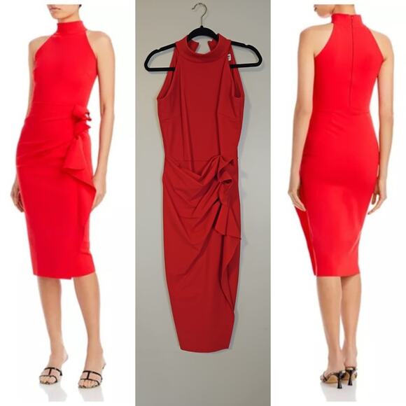 Chiara Boni La Petite Robe Dresses & Skirts - Chiara Boni La Petite Robe Gudrum Ruffled Sheath Dress – IT 44